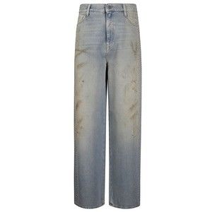 Golden Goose High-Waist Wide-Leg Five-Pocket Jeans - NWT